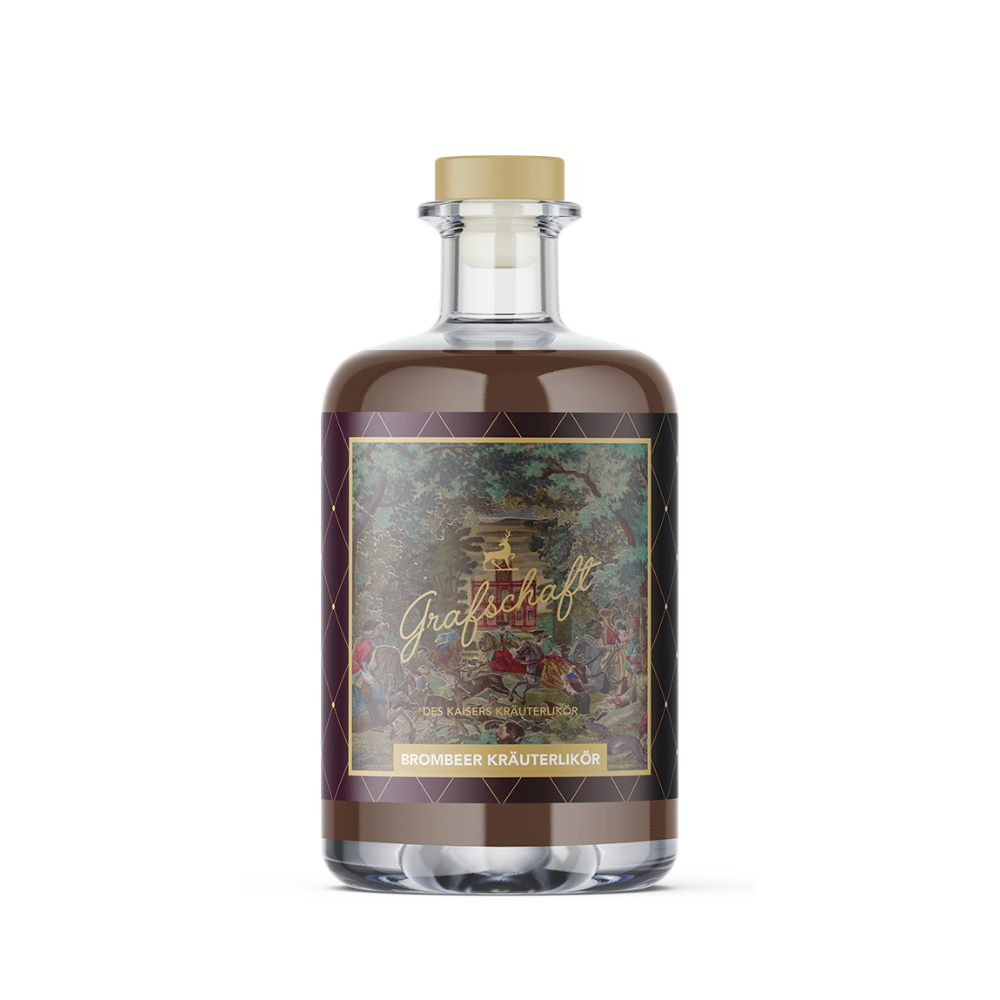 Grafschaft Kräuterlikör Brombeere 33% vol.