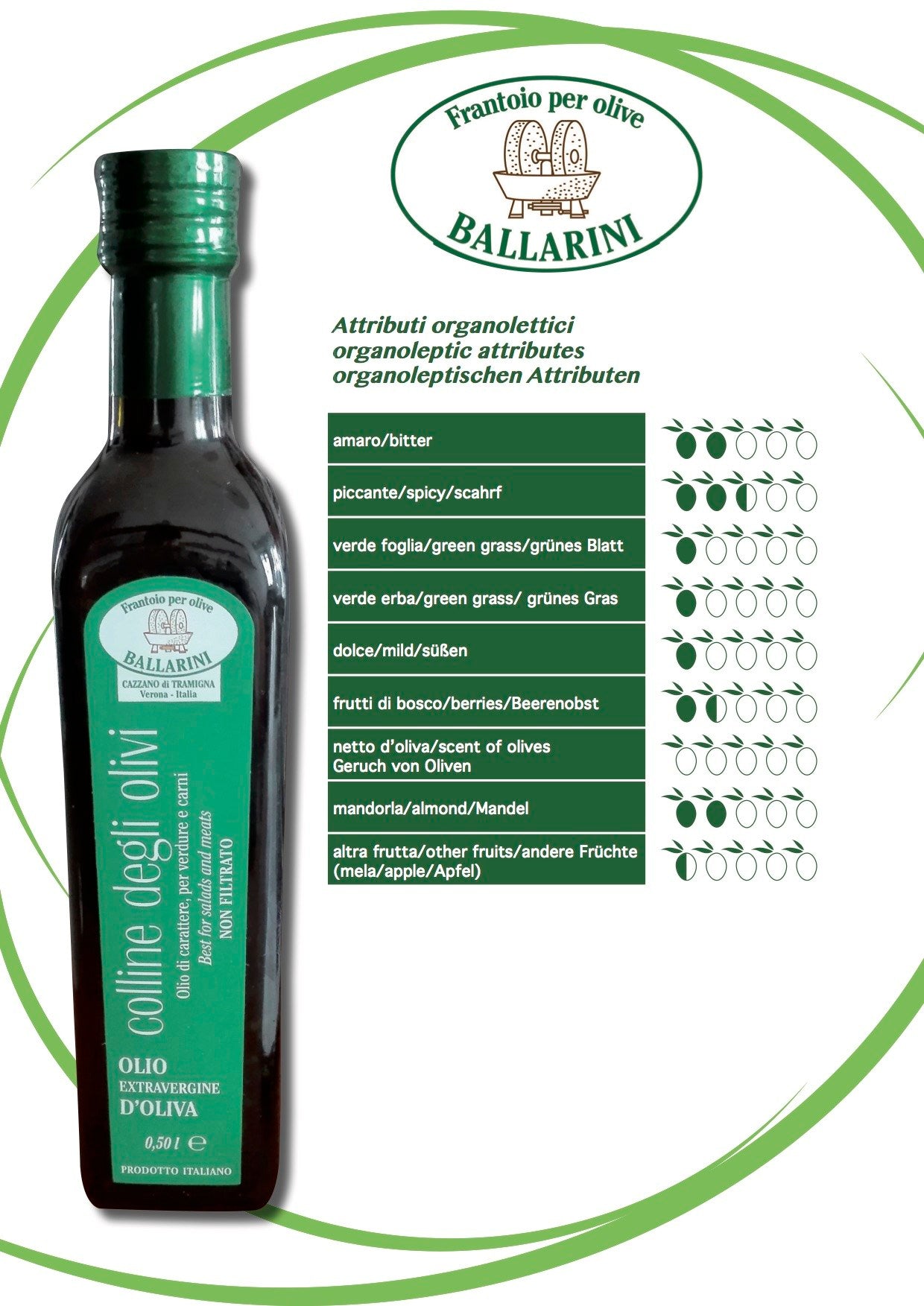 Frantoio Ballarini Natives Olivenöl Extra